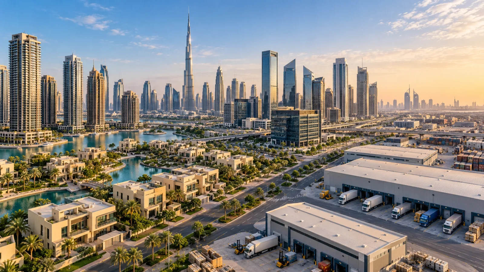 Dubai real-estate investment decision — residential, commercial and industrial